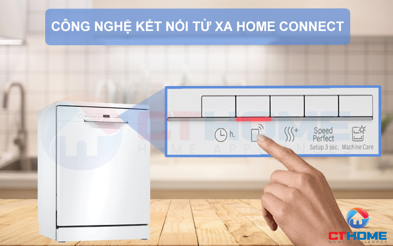 Điều khiển hoạt động của máy từ xa thông qua ứng dụng Home Connect