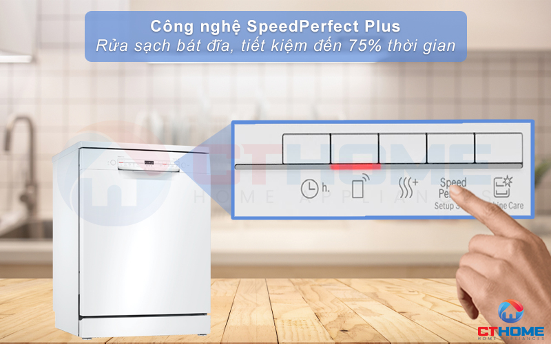 Tính năng SpeedPerfect Plus rửa nhanh, tiết kiệm thời gian