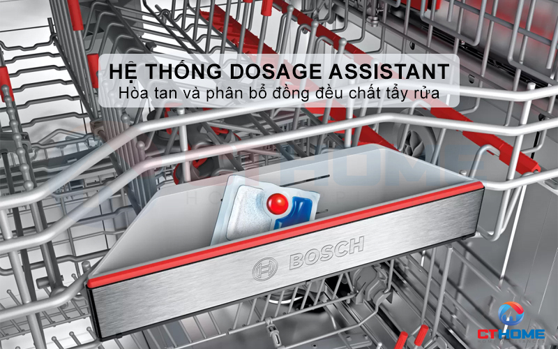 Dosage Assistant hòa tan và phân phối chất tẩy rửa hiệu quả