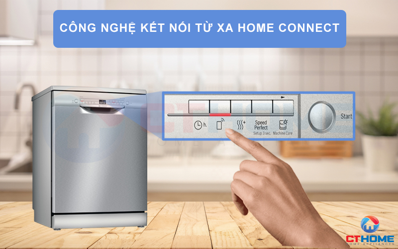 Công nghệ Home Connect giúp kết nối, điều khiển máy từ xa