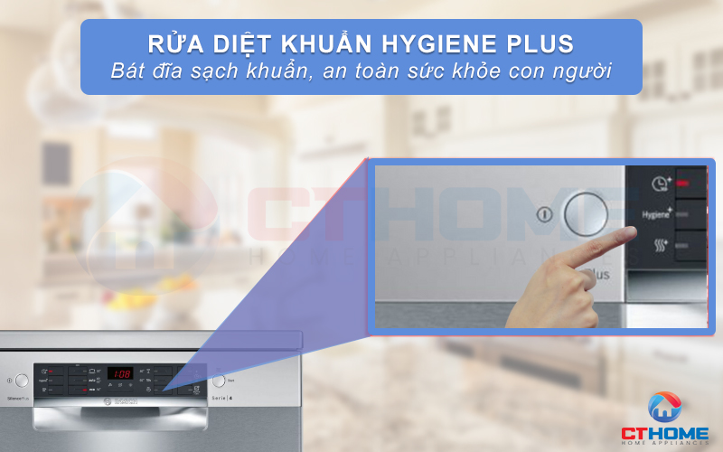 Chức năng Hygiene Plus có khả năng diệt khuẩn vượt trội