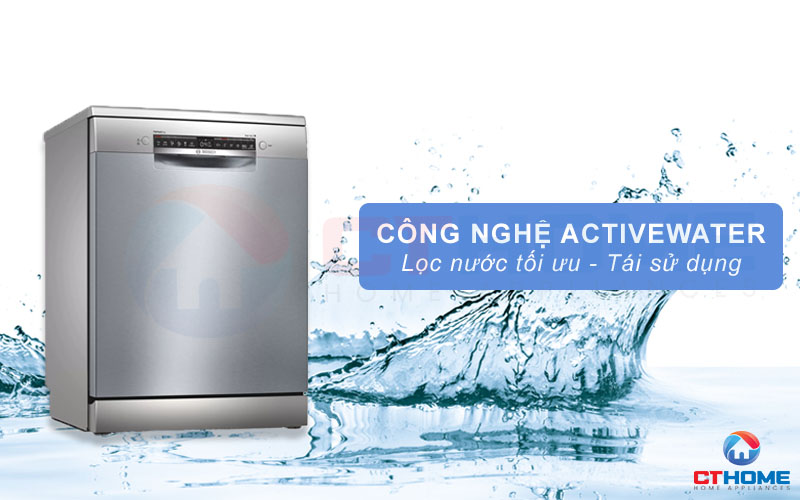 Công nghệ ActiveWater giúp tối ưu lượng nước cho từng chu kỳ hơn