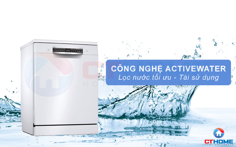 Công nghệ ActiveWater giúp tối ưu lượng nước cho từng chu kỳ hơn