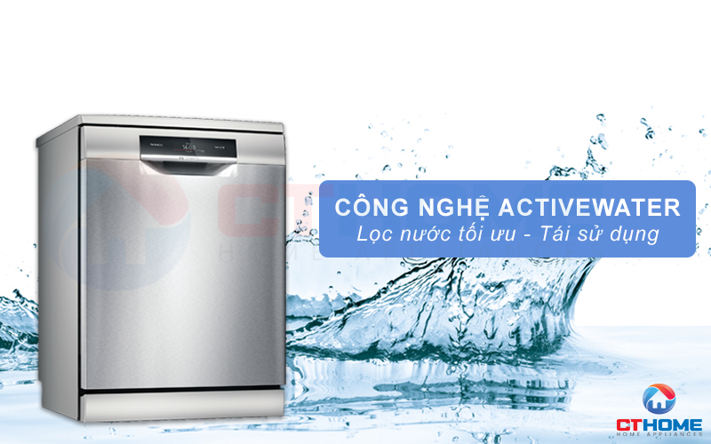 Tối ưu lượng nước tiêu thụ với công nghệ Active Water