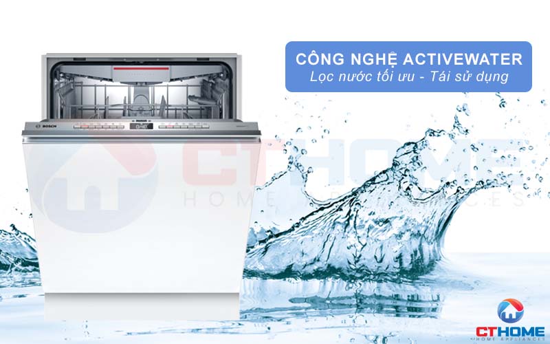 Lọc nước tối ưu với công nghệ mới Active Water