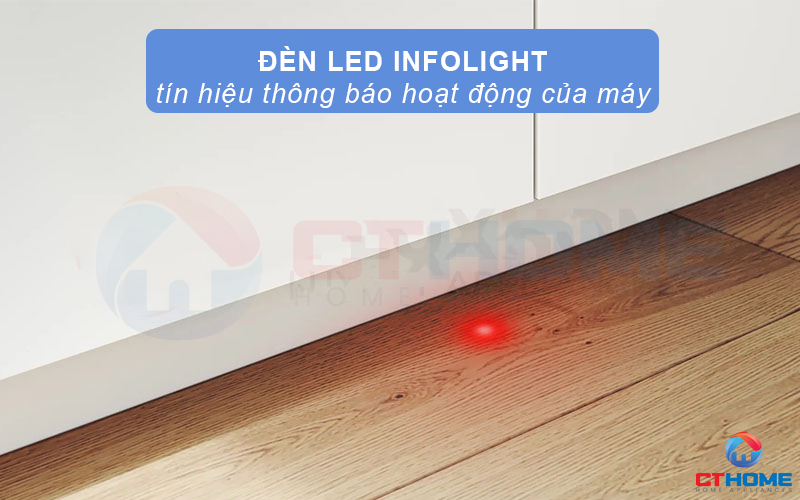 Đèn led Infolight thông báo hoạt động của máy