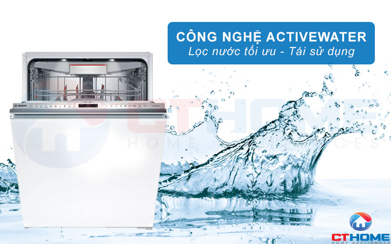 Công nghệ ActiveWater tự cân chỉnh nước, tiết kiệm tối ưu