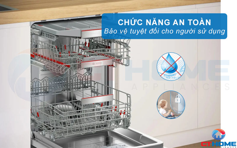 Chức năng an toàn bảo vệ tuyệt đối cho người sử dụng