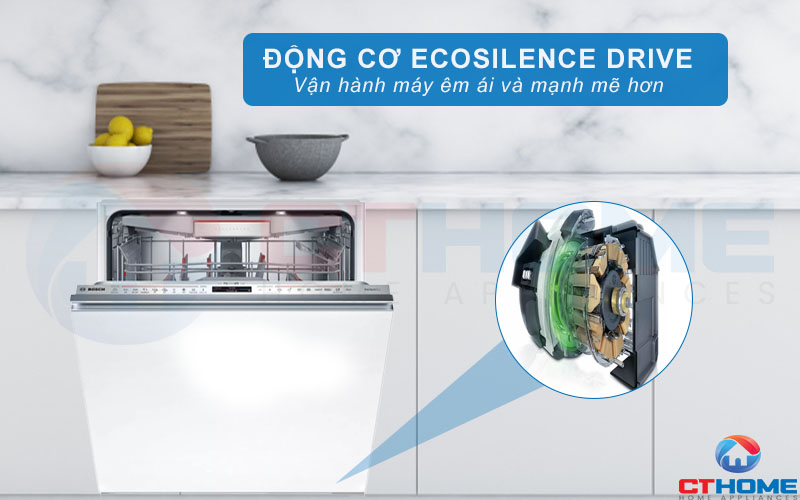 Vận hành máy êm ái và mạnh mẽ hơn với động cơ EcoSilence Drive