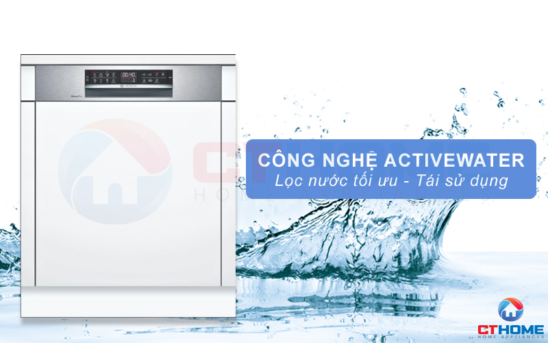 Tối ưu lượng nước từng chu kỳ theo công nghệ ActiveWater