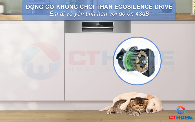 Vận hành êm ái và mạnh mẽ hơn nhờ động cơ EcoSilence Drive