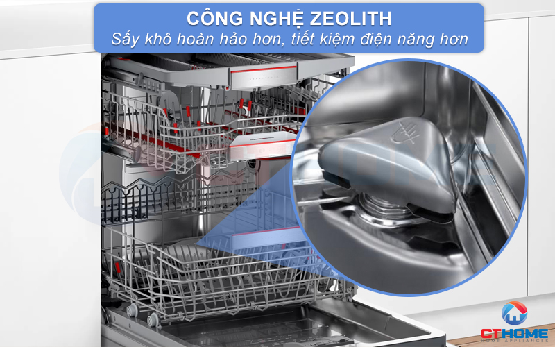 Công nghệ sấy khô Zeolith giúp bát đũa khô hoàn hảo và tiết kiệm điện hơn