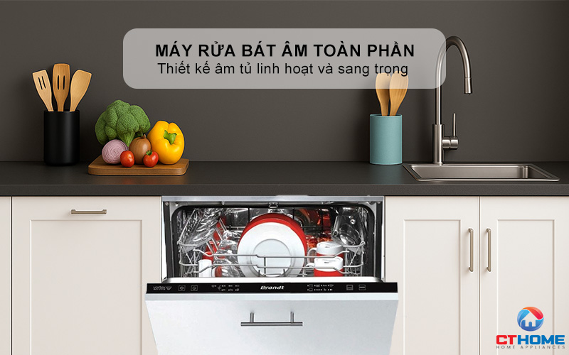 Thiết kế âm tủ linh hoạt và sang trọng 