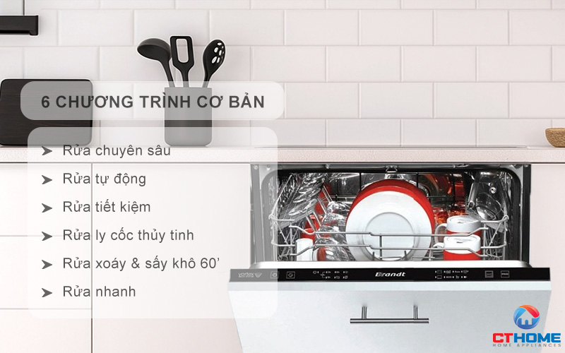 Tùy chọn đa dạng 6 chương trình rửa cơ bản phục vụ nhu cầu sử dụng
