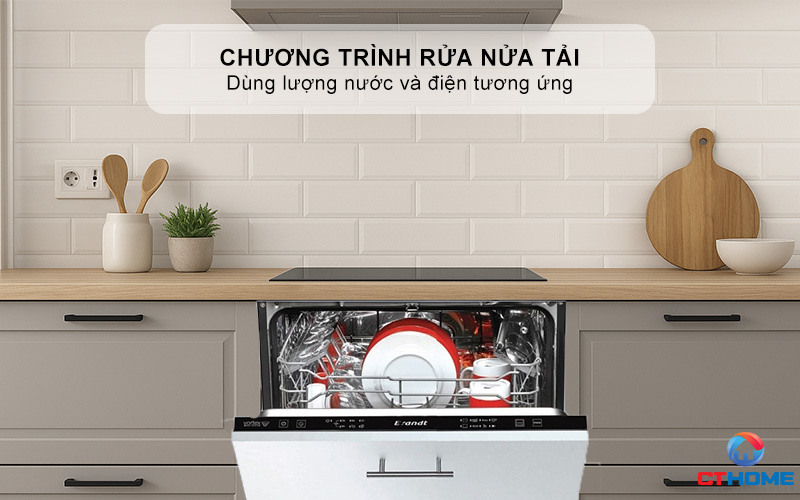 Chương trình rửa nửa tải (Half load) tiết kiệm điện, nước
