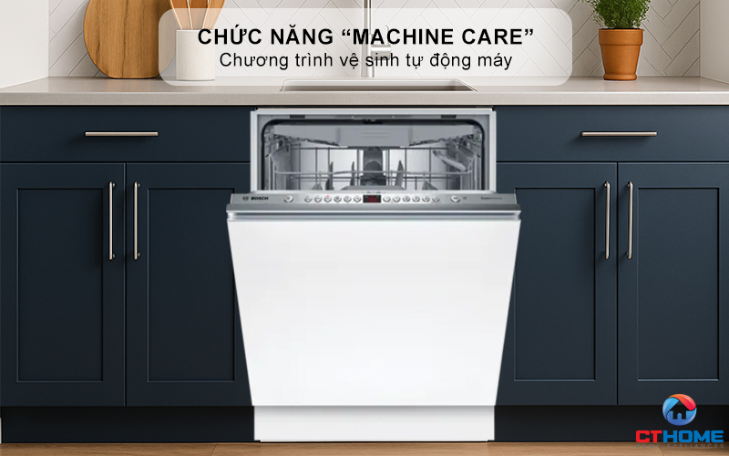 Chương trình vệ sinh tự động máy với chức năng “Machine Care”