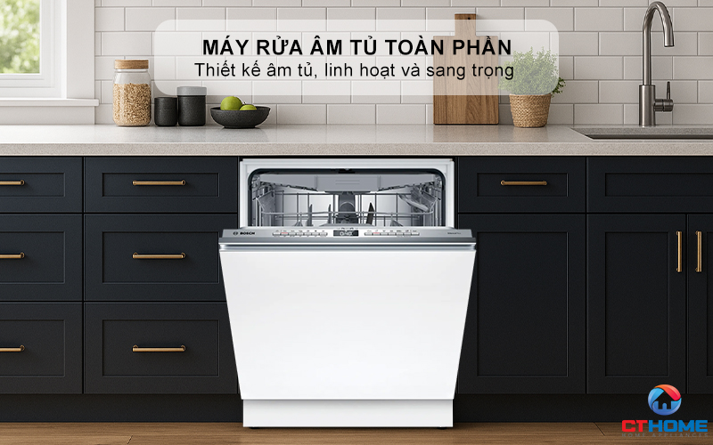 Thiết kế âm tủ, linh hoạt và sang trọng 