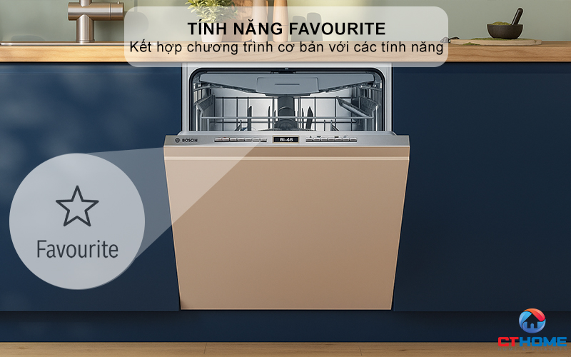 Kết hợp chương trình cơ bản với tính năng đặc biệt chỉ trong 1 nút nhấn Favourite