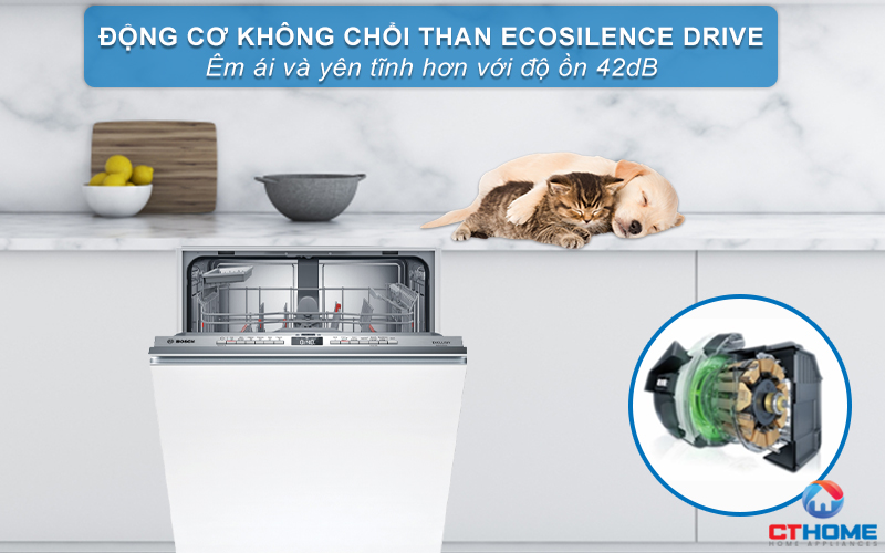 Động cơ EcoSilence Drive cho khả năng vận hành mạnh mẽ và êm ái