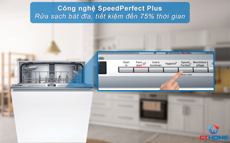 Tiết kiệm thời gian nhiều hơn với tính năng SpeedPerfect plus