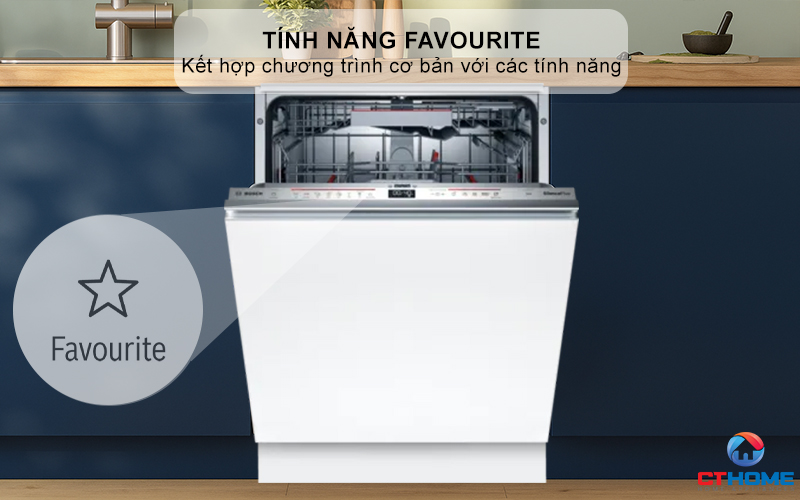 Kết hợp chương trình cơ bản với tính năng đặc biệt chỉ trong 1 nút nhấn Favourite