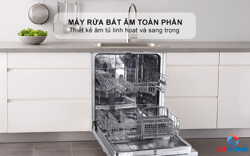 Thiết kế âm tủ linh hoạt và sang trọng 