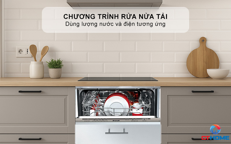 Chương trình rửa nửa tải (Half load) tiết kiệm điện, nước