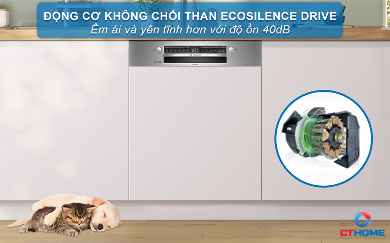 Động cơ EcoSilence Drive vận hành yên tĩnh mạnh mẽ hơn 