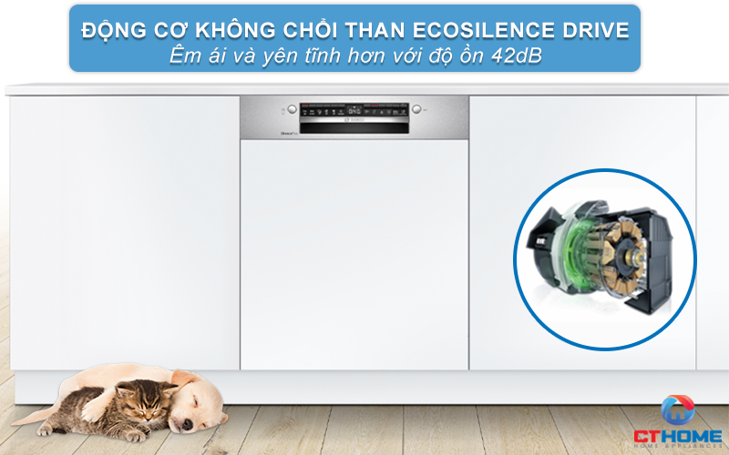Động cơ EcoSilence Drive cho khả năng vận hành mạnh mẽ và êm ái