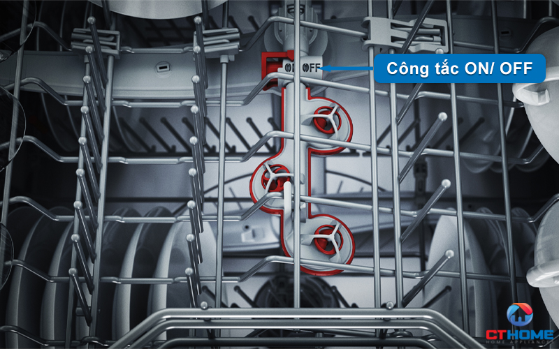 Công tắc ON/ OFF để bật tắt hệ thống Extra Clean Zone.