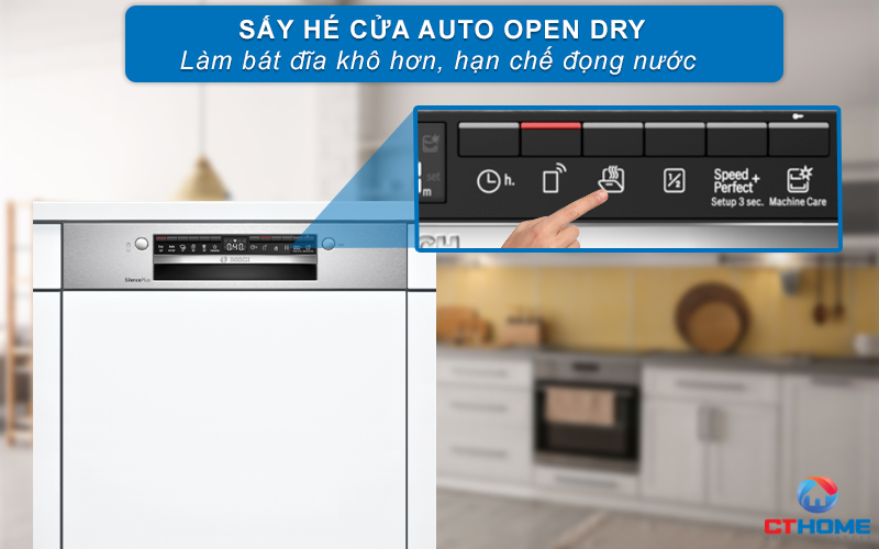 Sấy hé cửa tự động khô bát đĩa hiệu quả hơn với Efficient Dry