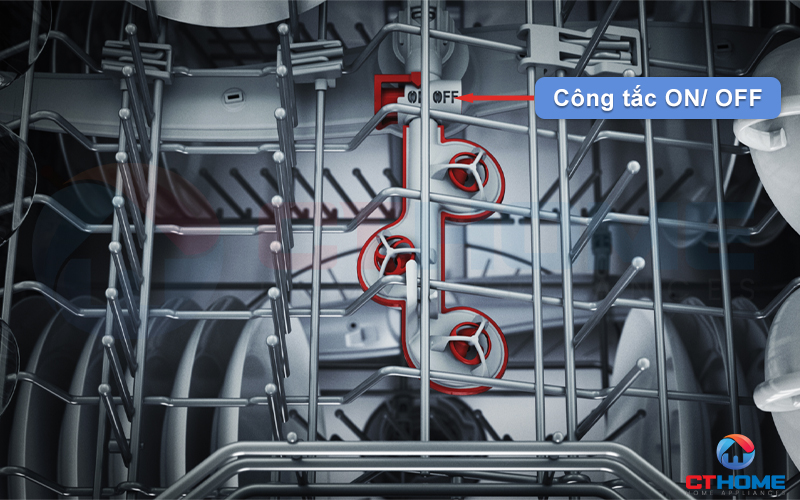 Công tắc ON/ OFF để bật tắt hệ thống Extra Clean Zone.