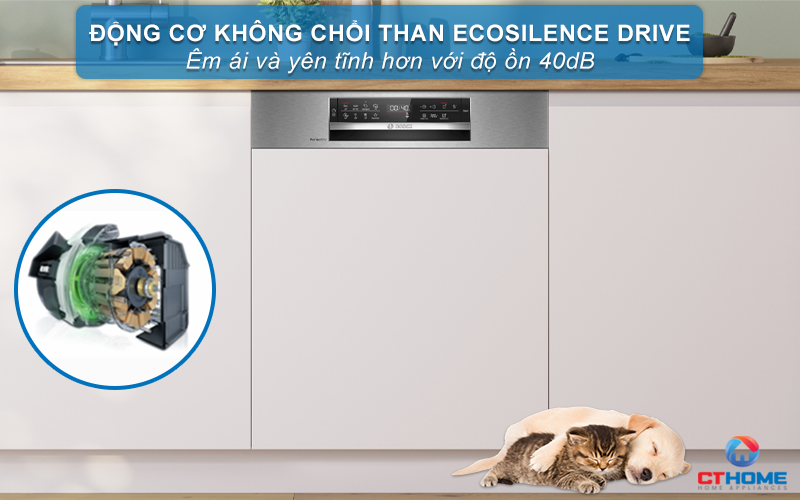 Động cơ EcoSilence Drive cho khả năng vận hành mạnh mẽ và êm ái
