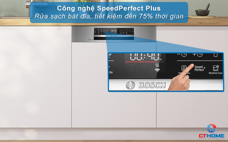 Tiết kiệm đến 75% thời gian với tính năng SpeedPerfect plus