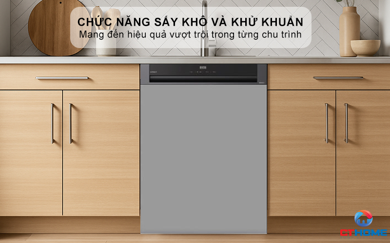 Chức năng sấy khô và khử khuẩn hiệu quả