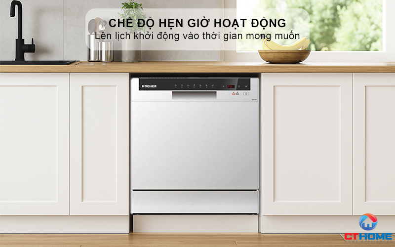 Chế độ hẹn giờ hoạt động lên tới 24h