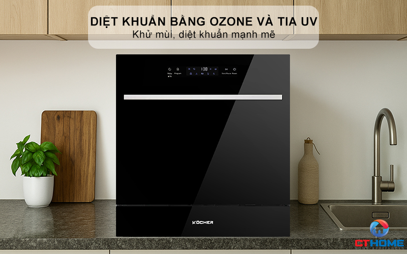 Diệt khuẩn bằng Ozone và tia UV