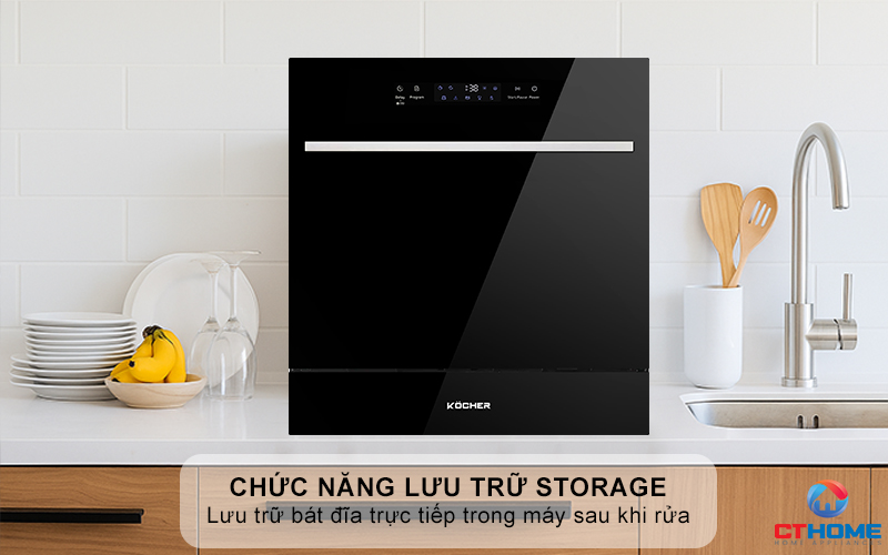 Chức năng lưu trữ Storage diệt khuẩn bằng Ozone và tia UV
