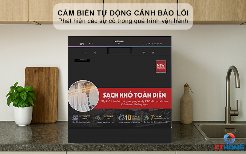 Hệ thống cảm biến tự động cảnh báo lỗi