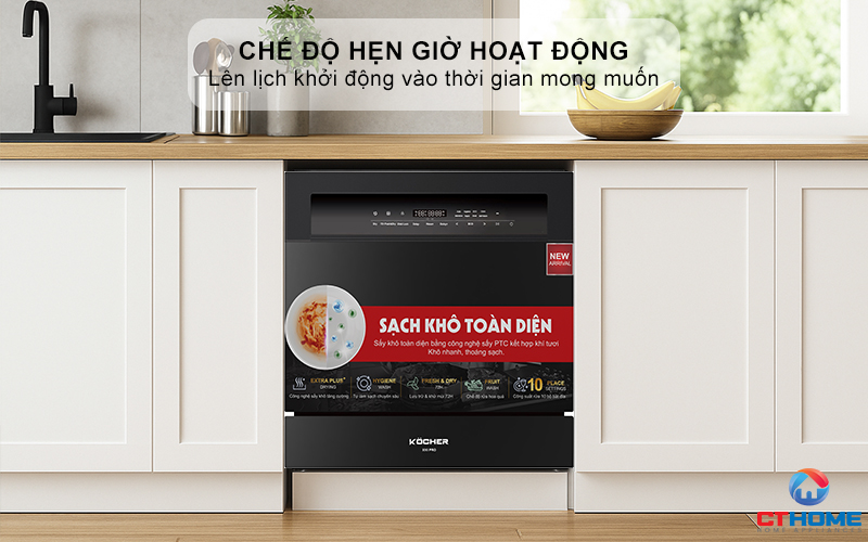 Chế độ hẹn giờ hoạt động lên tới 24h