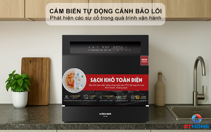 Hệ thống cảm biến tự động cảnh báo lỗi