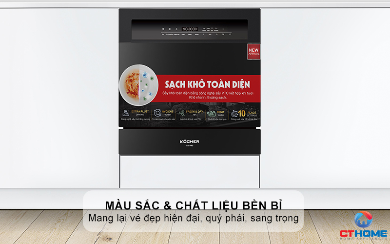 Màu sắc và chất liệu thép không gỉ mang lại vẻ đẹp hiện đại, quý phái