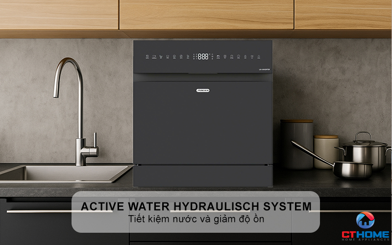 Active Water Hydraulisch System: tiết kiệm nước và giảm độ ồn