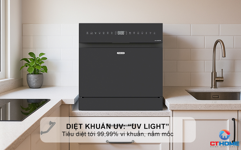 Diệt khuẩn UV: “UV Light” tiêu diệt tới 99,99% vi khuẩn