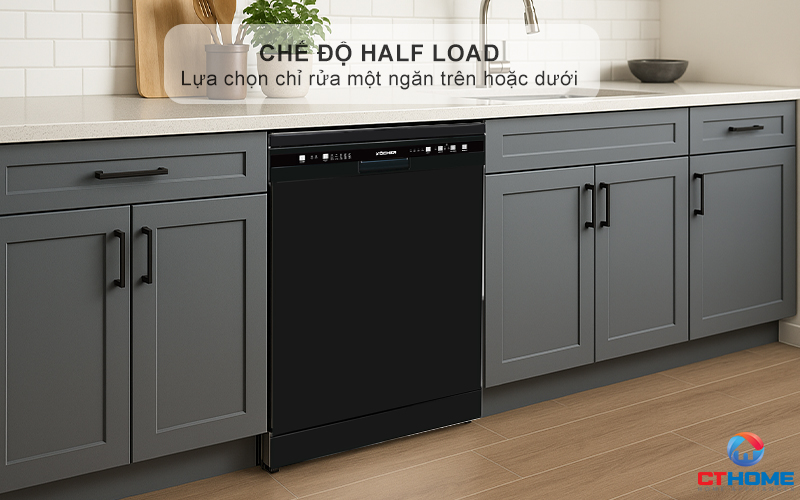 Chế độ Half load giúp tiết kiệm nước