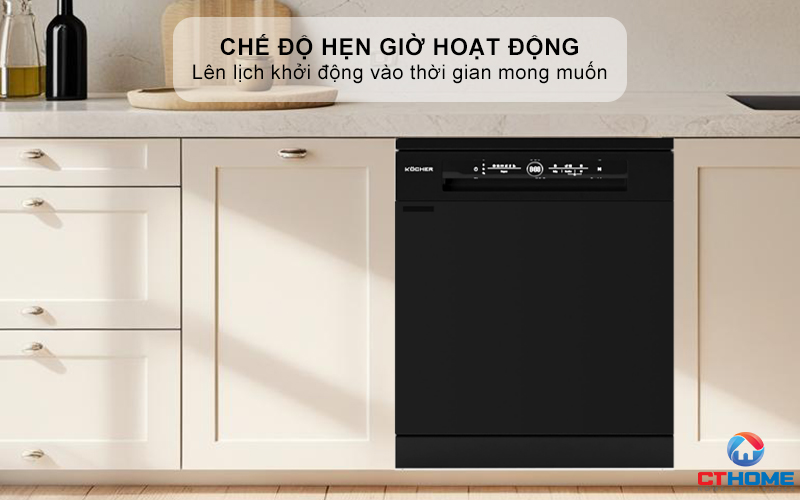 Chế độ hẹn giờ hoạt động lên tới 24h