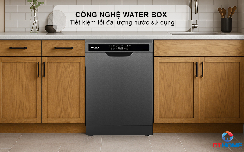 Công nghệ Water Box giúp tiết kiệm nước tối ưu