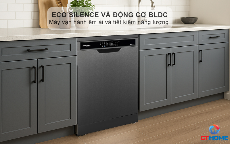 Công nghệ Eco Silence động cơ BLDC giúp máy hoạt động êm ái