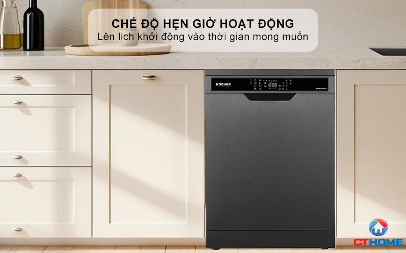 Chế độ hẹn giờ hoạt động lên tới 24h