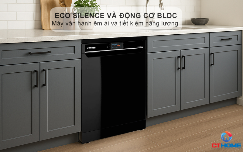 Công nghệ Eco Silence động cơ BLDC giúp máy hoạt động êm ái